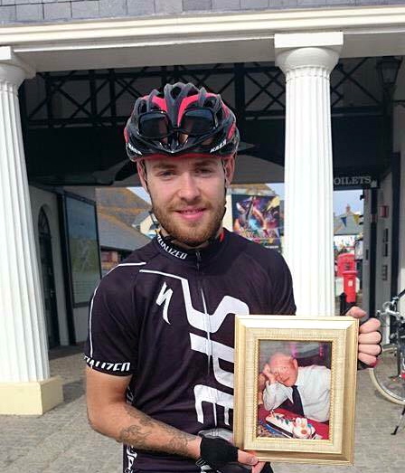 Andrew honours dad with 900 mile cycle ride