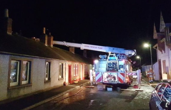 Late night Lochmaben blaze 'suspicious'