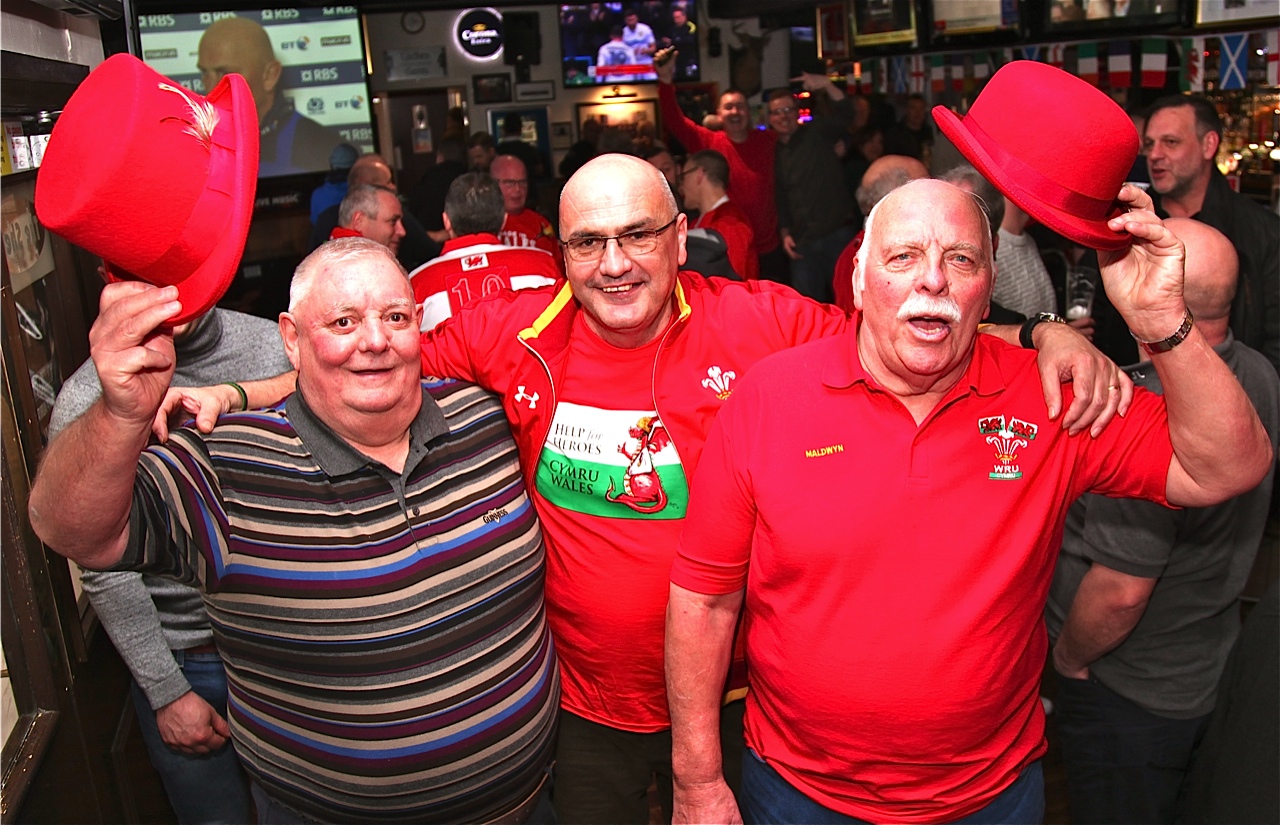 Welsh 'border army' accept rugby defeat with a smile