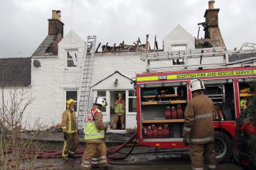 Farmhouse gutted in blaze