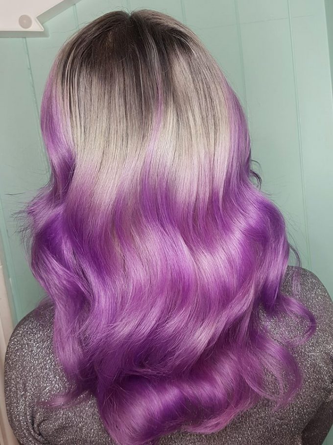 hair purple