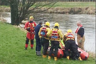 Woman rescued from Nith