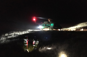 Helicopter helps rescue Solway walkers