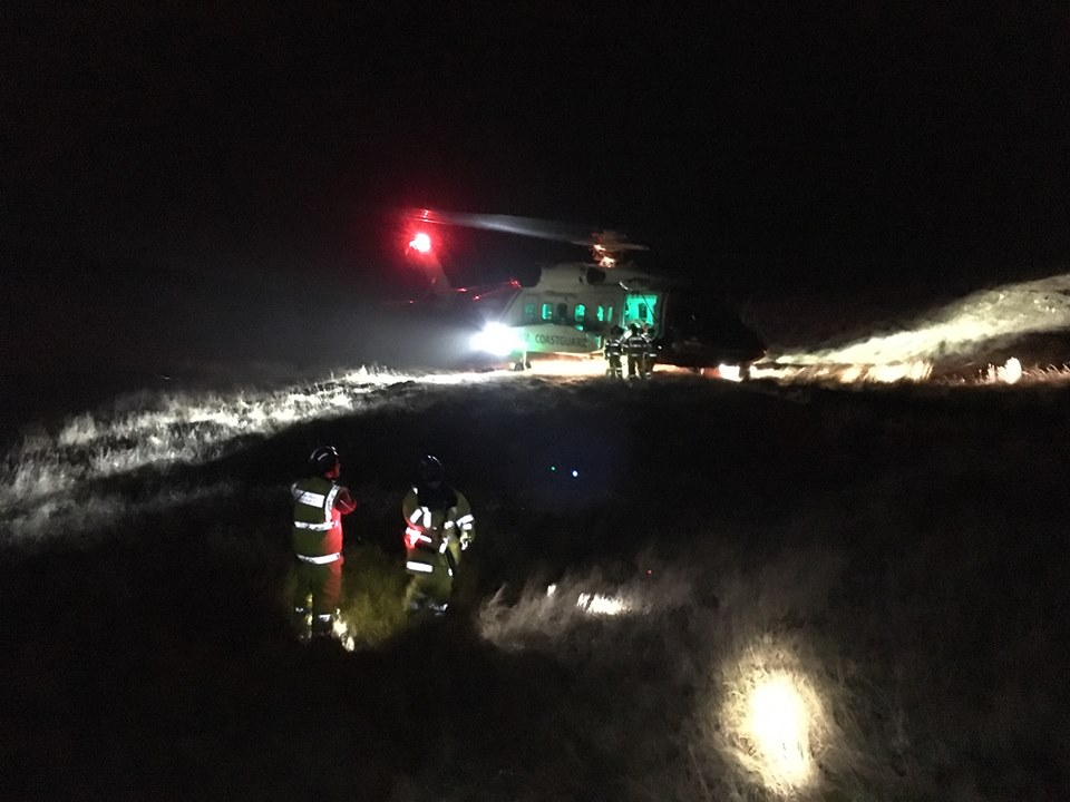 Helicopter helps rescue Solway walkers