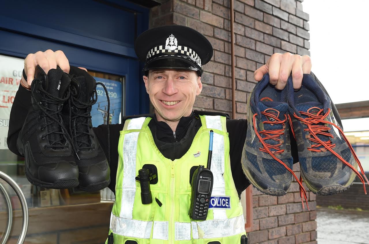 PC John gets set for charity beat