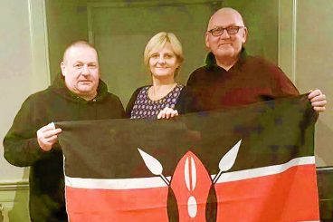 Kenya mission for fundraising trio