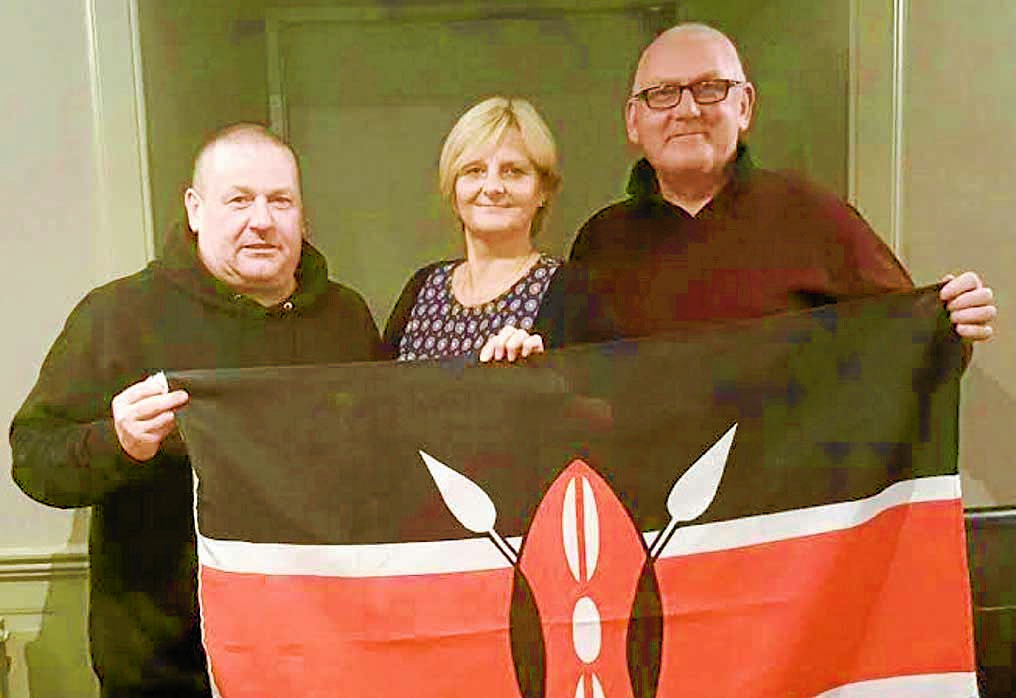 Kenya mission for fundraising trio