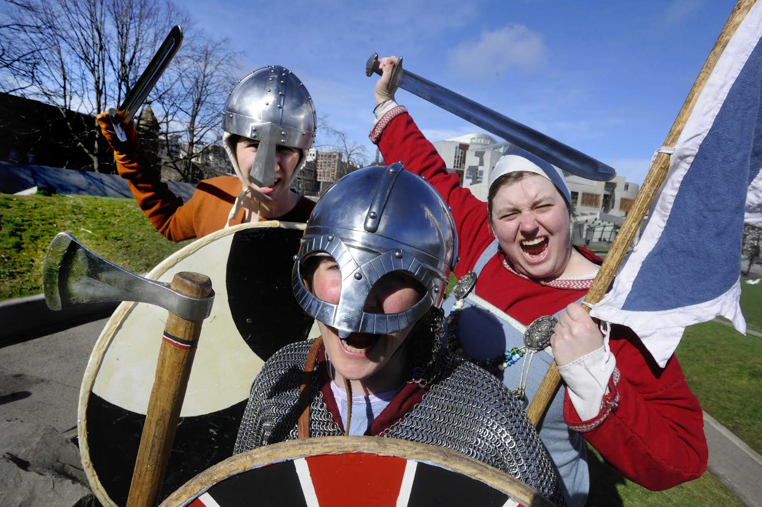 Vikings storm Holyrood