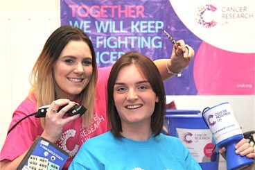 Plucky Zoe’s brave shave for charity