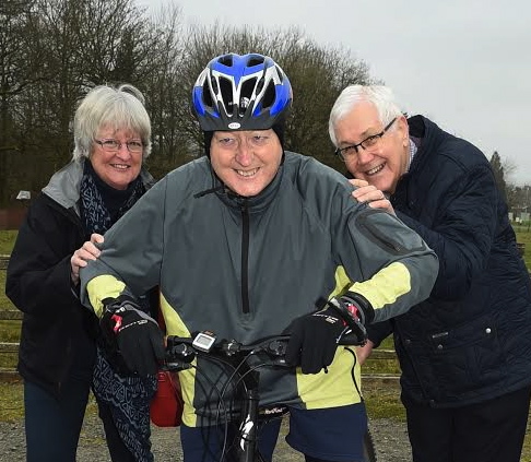 Jeff clocks up the miles for care home cause
