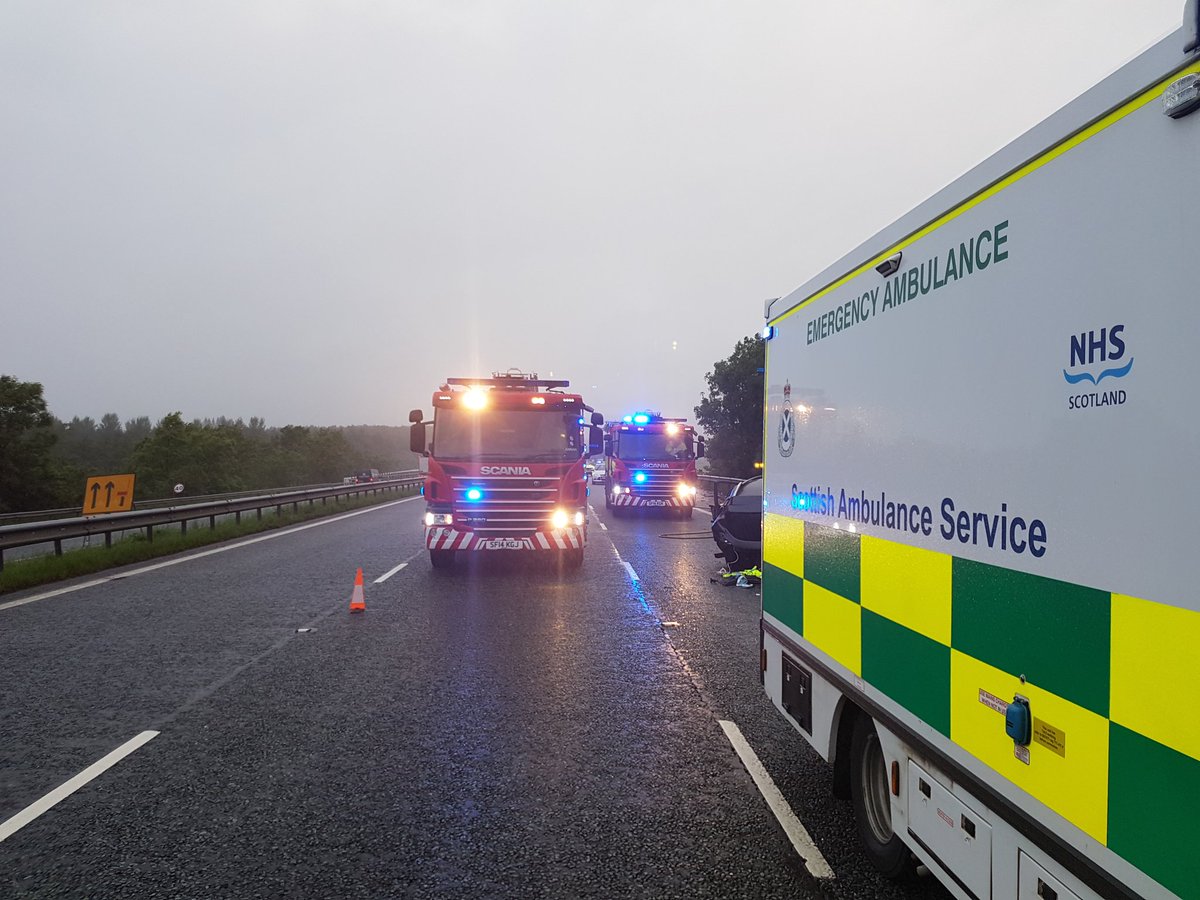 Man dies in M74 crash