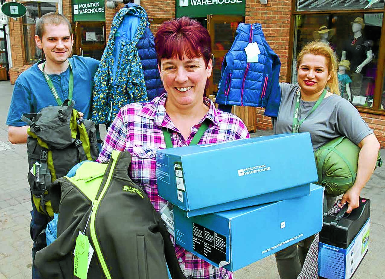 Clothing store in charity donation