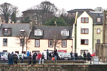 Daylight raid on Stranraer flat