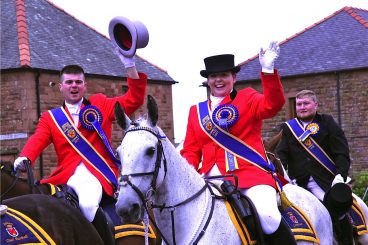 PICTURES: Annan celebrates historic march-riding