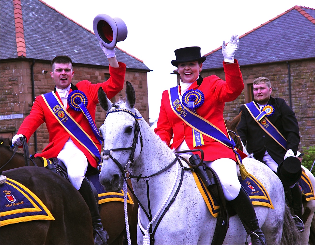 PICTURES: Annan celebrates historic march-riding