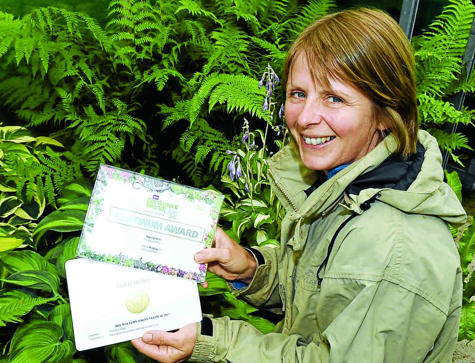 Platinum plant prize