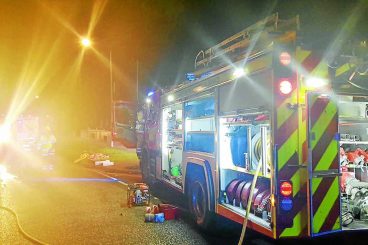 Woman trapped after crash