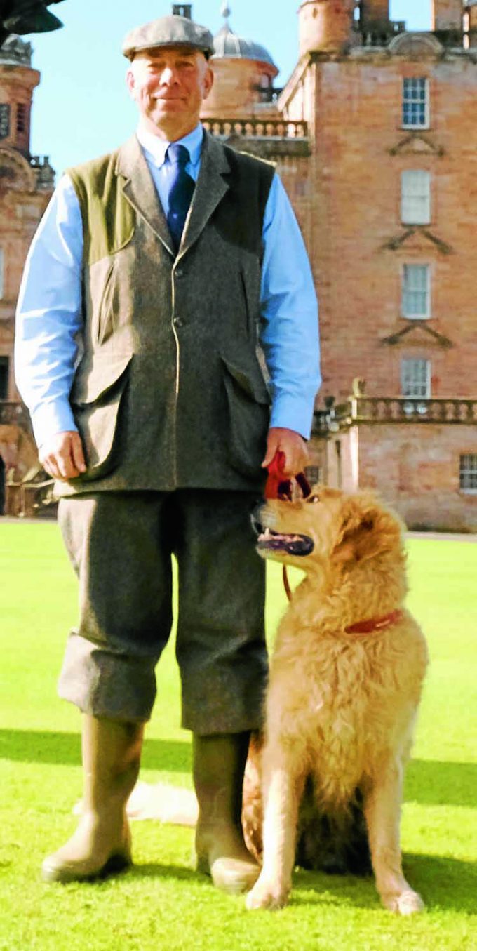 Buccleuch's David Lisett and dog Romeo