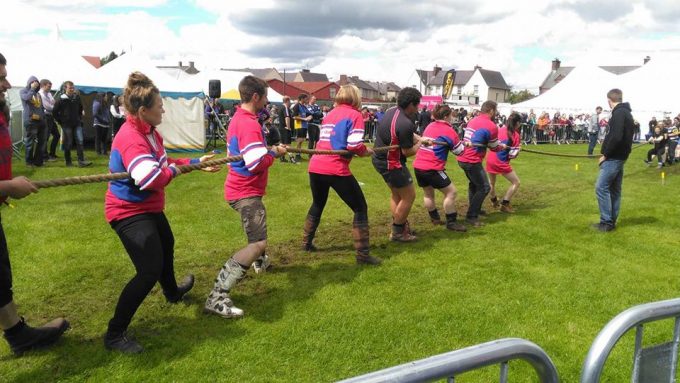 Annandale Young Farmers won the mixed tug of war