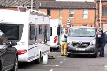 Travellers move on to Annan car park