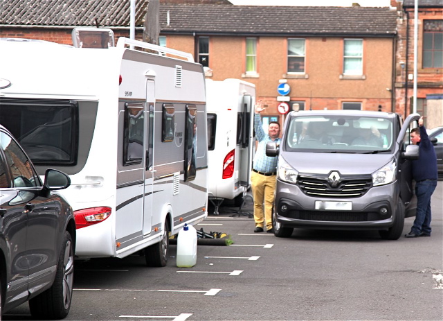 Travellers move on to Annan car park