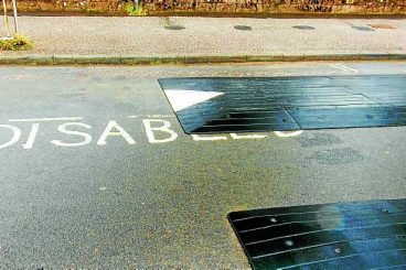 Eyebrows raised at disabled parking speed hump