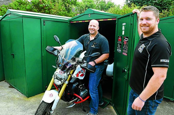 motorbiking moffat y6 *** Local Caption *** LOCKED UP . . .the Smith brothers Clint and Lawrence, right, aka Polly