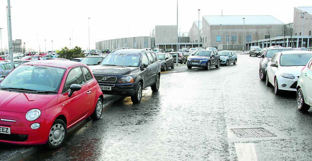 Car parking chaos at new hospital