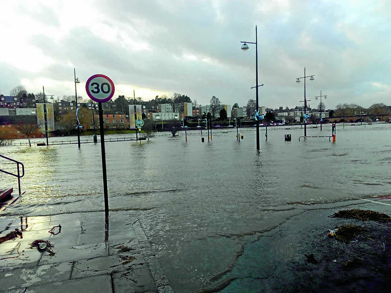 Whitesands under water