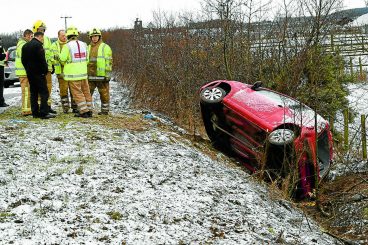 Snow brings roads chaos