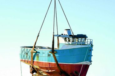 Annan boat lifted into new Irish life