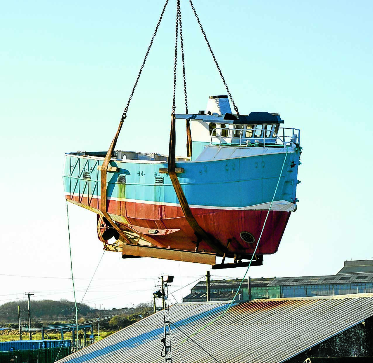 Annan boat lifted into new Irish life