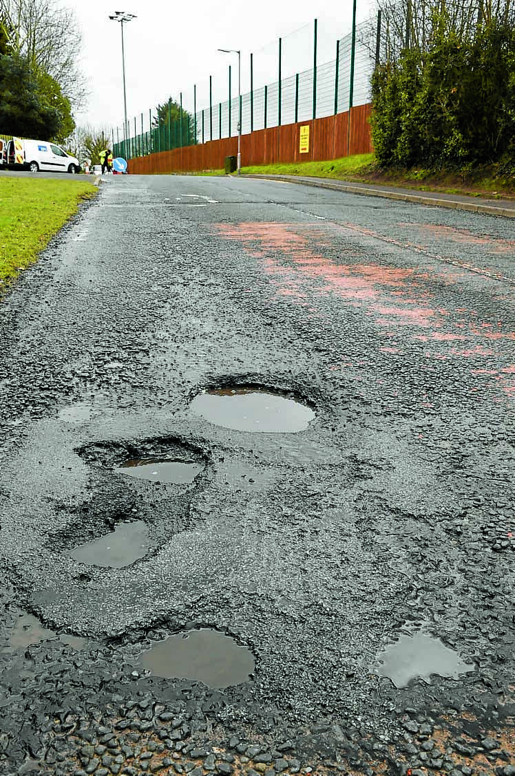 Potholes on parade