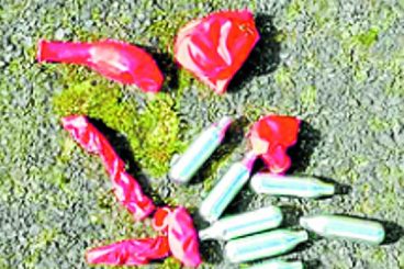 ‘Laughing Gas’ warning after park find