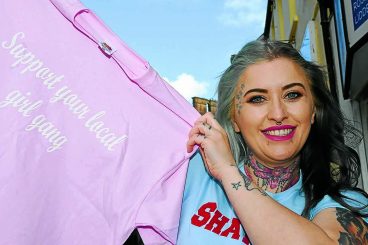 Super slogan shirts created by Dumfries businesswoman