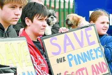 Protest at closure threatened factory