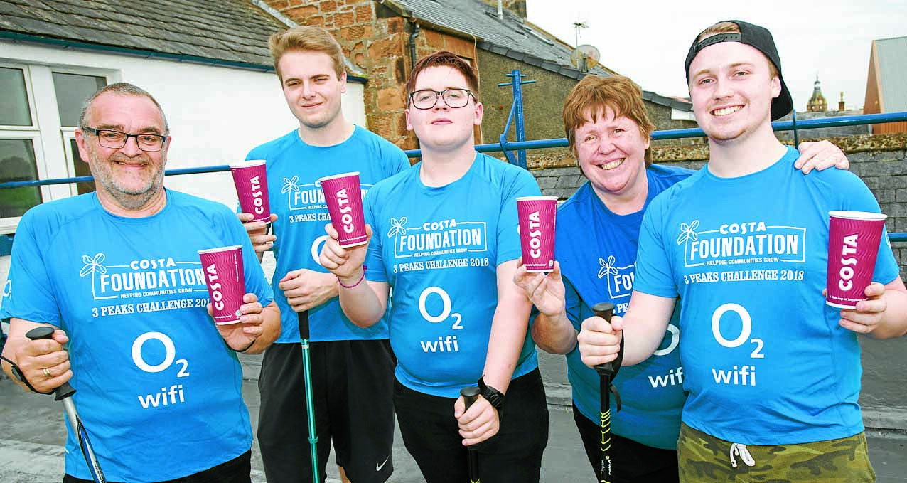 Family pull on boots for climbing challenge