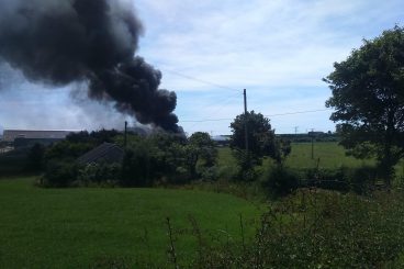 BREAKING: Farm fire