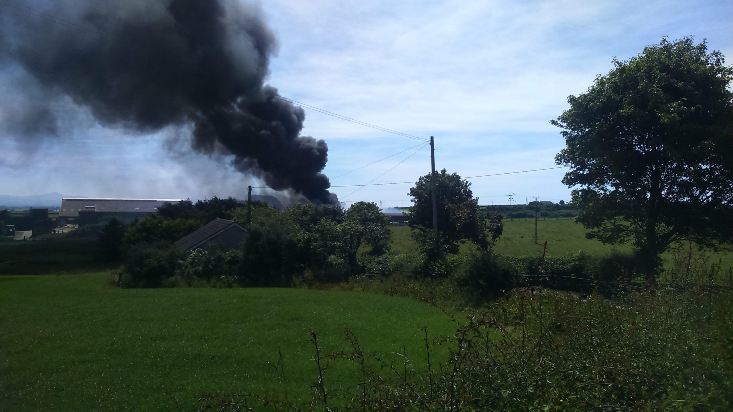 BREAKING: Farm fire