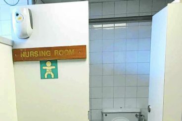 Mum’s shock at nursing sign