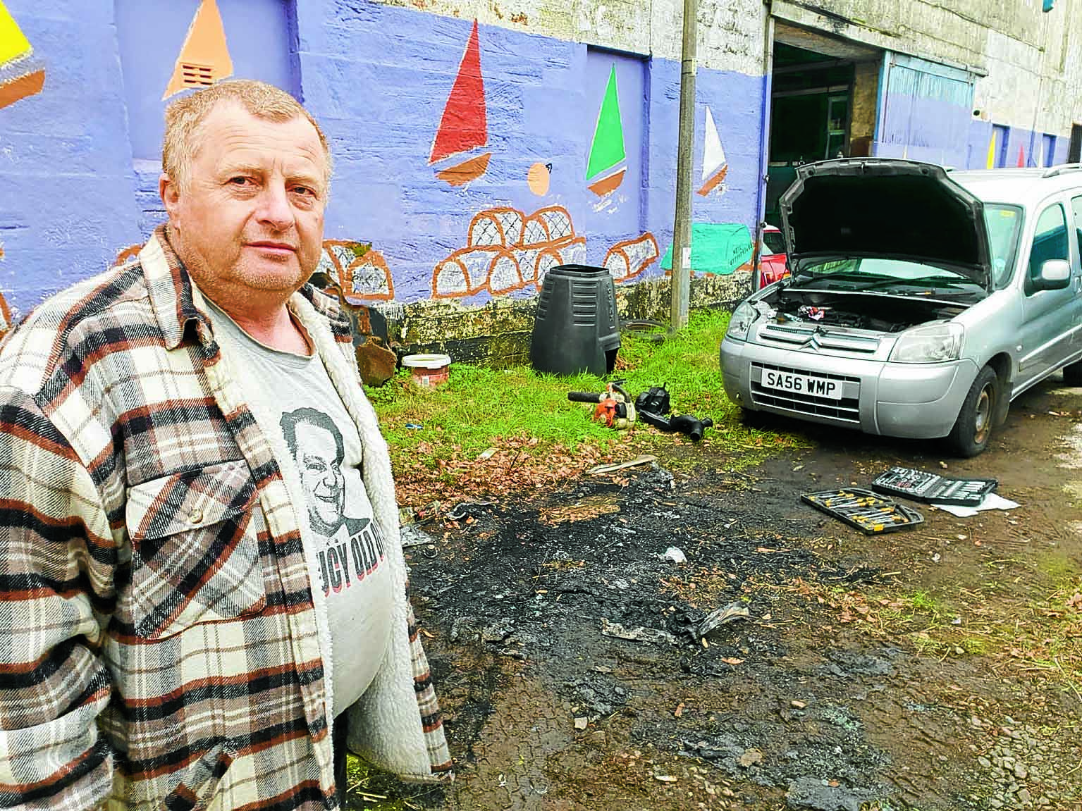 Vehicle fires were deliberate, says owner