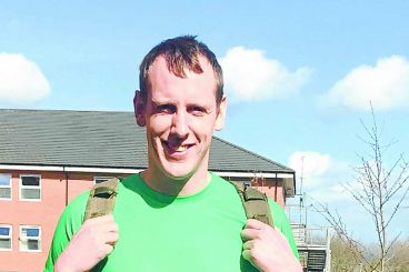 Military twist for marathon man