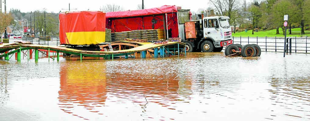 Storm Gareth blows in