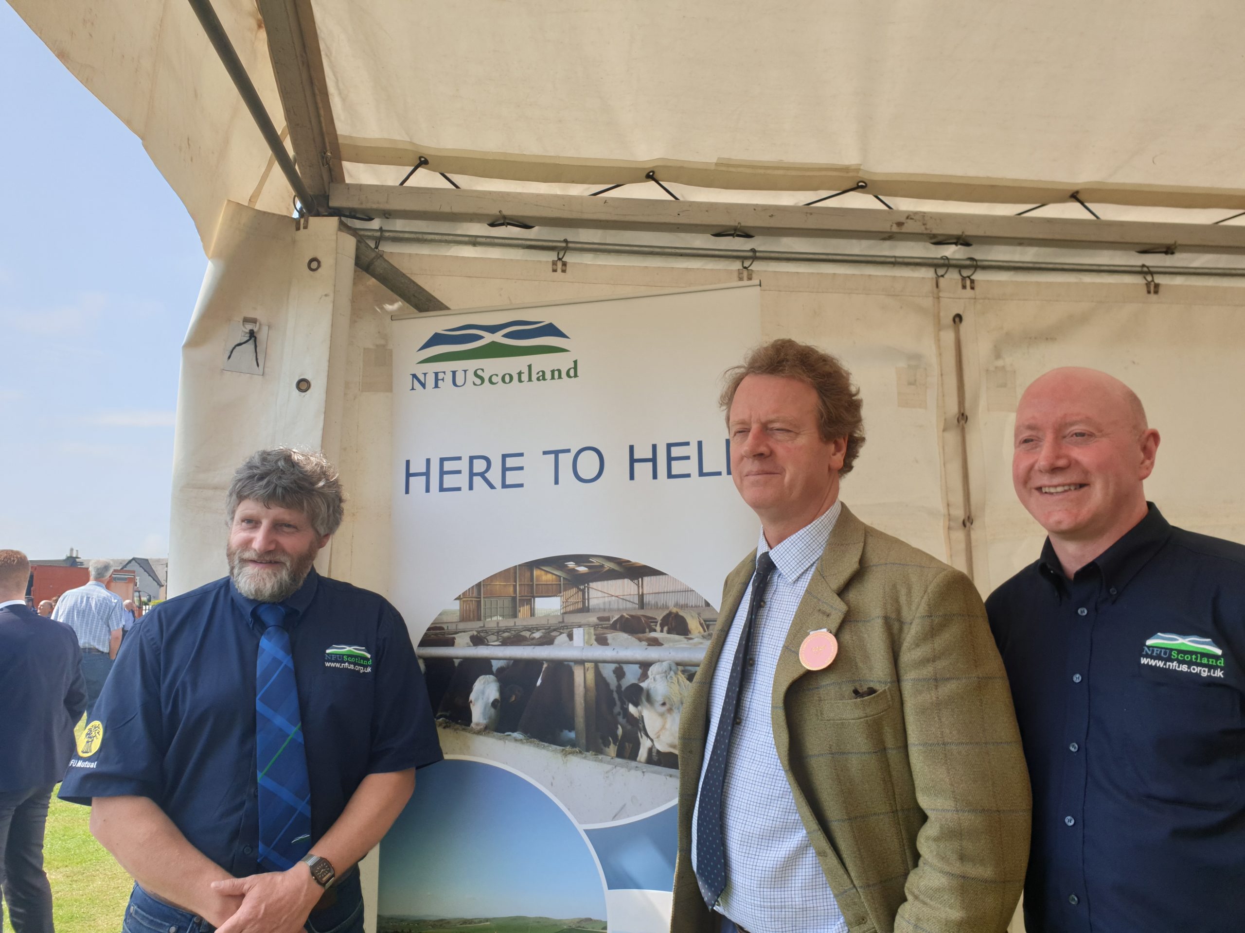 New Secretary of State at Stranraer Show