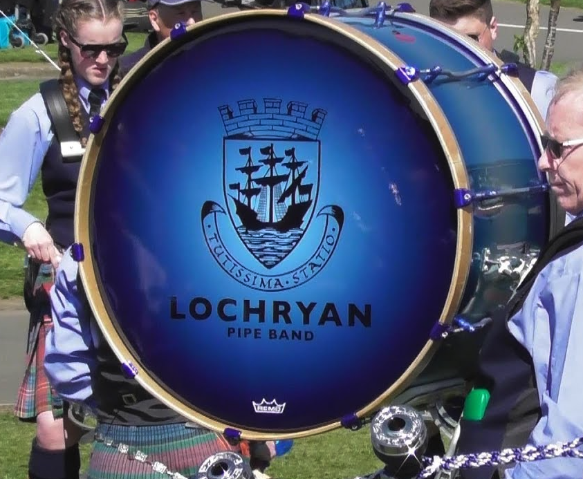 Pipe band bass drum sale