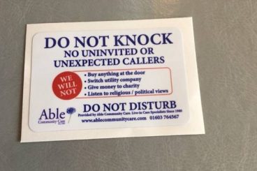 Free door stickers