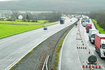 Second crash on A74(M)