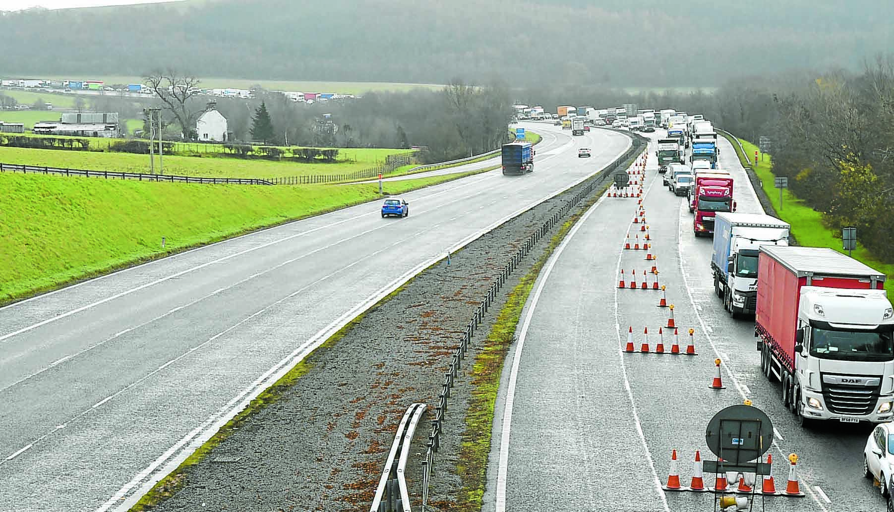 Second crash on A74(M)