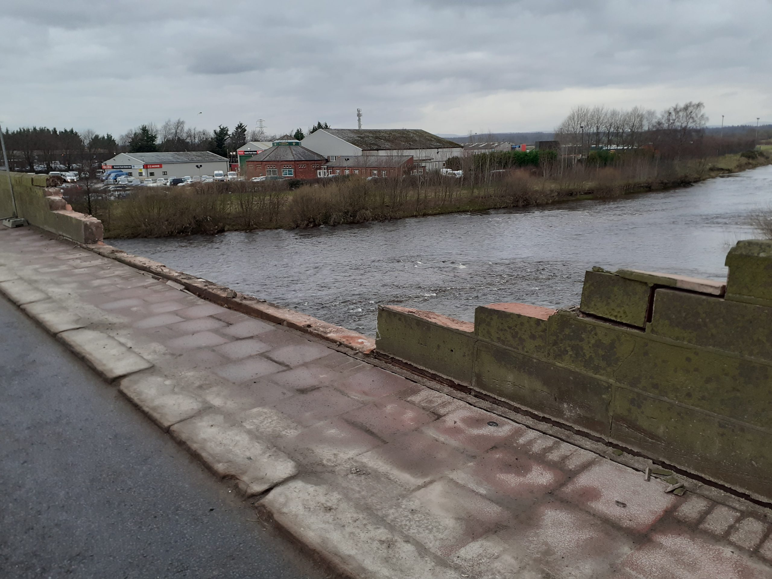 Longtown Bridge damage - latest