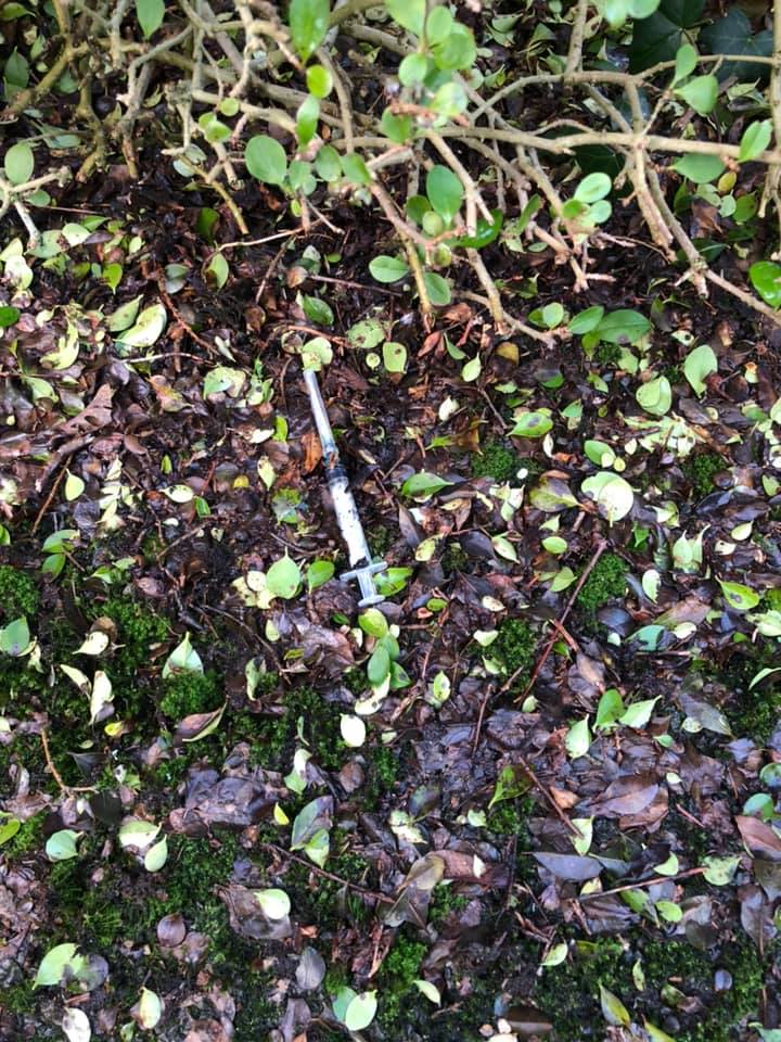 Syringe find sparks concerns